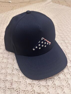 Puma Navy Blue Baseball Cap with American Flag Patch